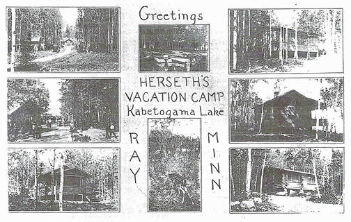 Postcard from Herseth's Vacation Camp